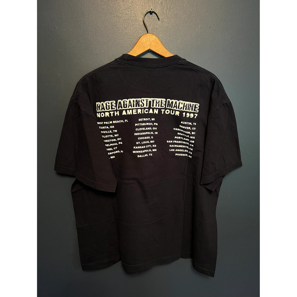 Vintage 1997 Rage Against The Machine Who Is Above The Law Band T Shirt